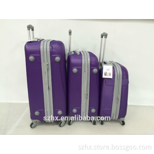 travel plastic trolley hard case for luggage bags